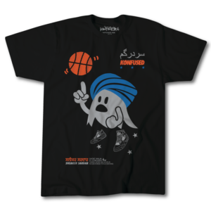 Konfused X Sneaker Sardar - New York Knicks Ghost Walia T-Shirt